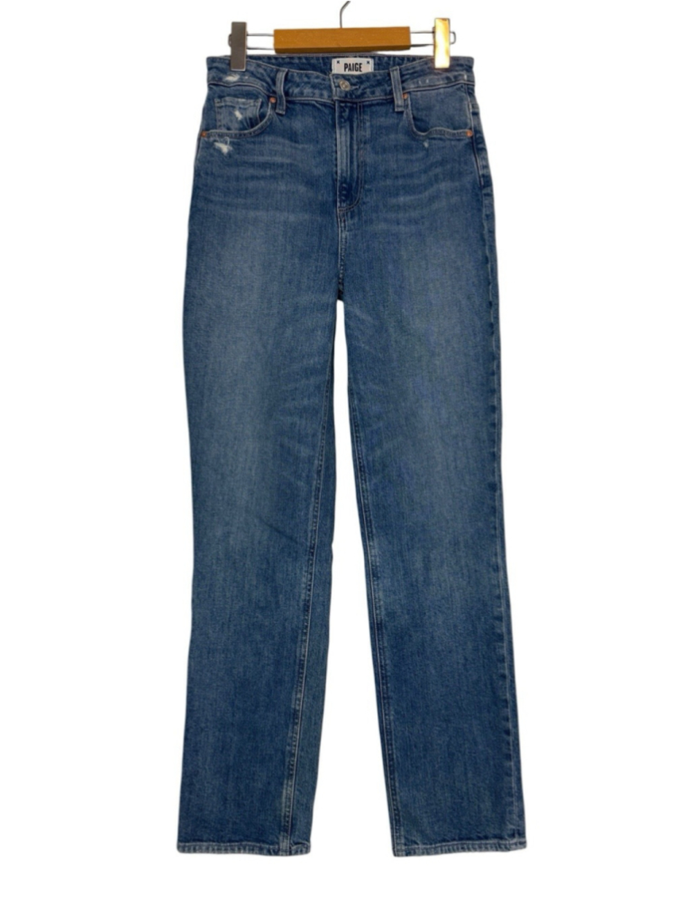 Paige Jeans 28 Women's Sarah Straight Medium Wash Stretch